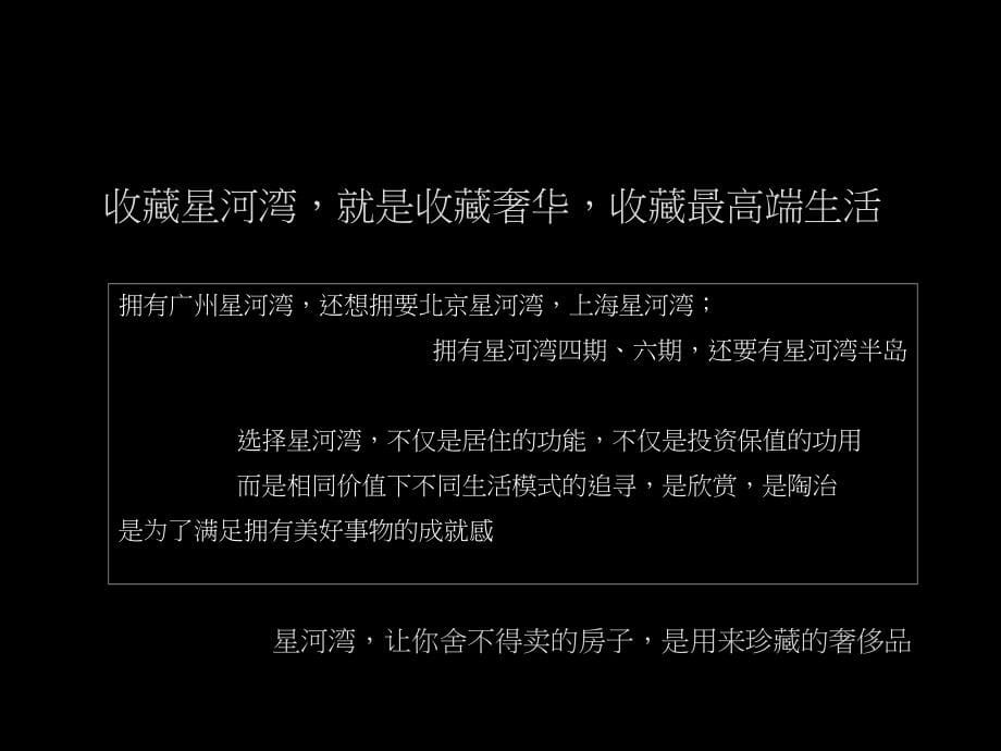 2009广州星河湾半岛营销策划全案_第5页