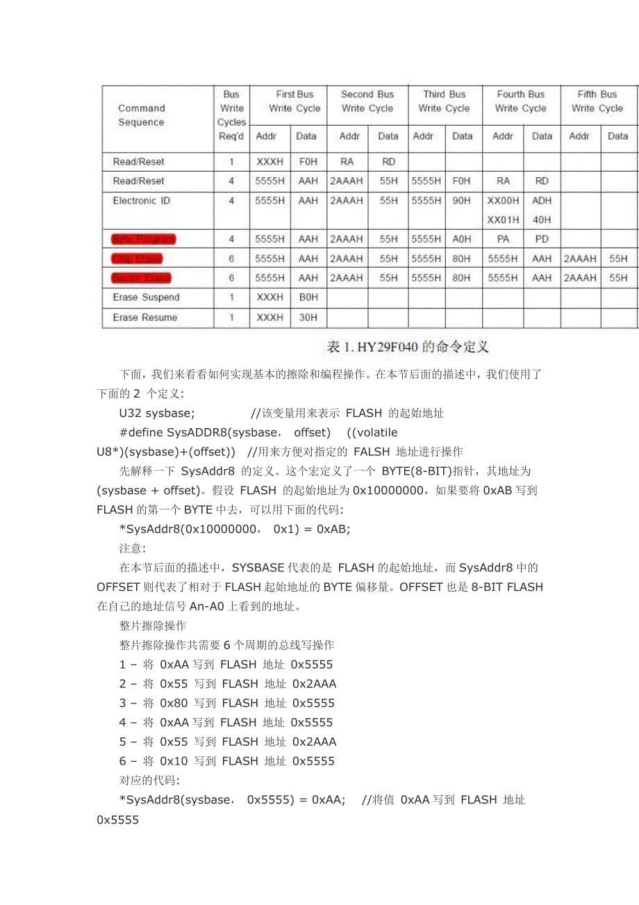 Nor_Flash数据存储规则与数据读写方法_第5页