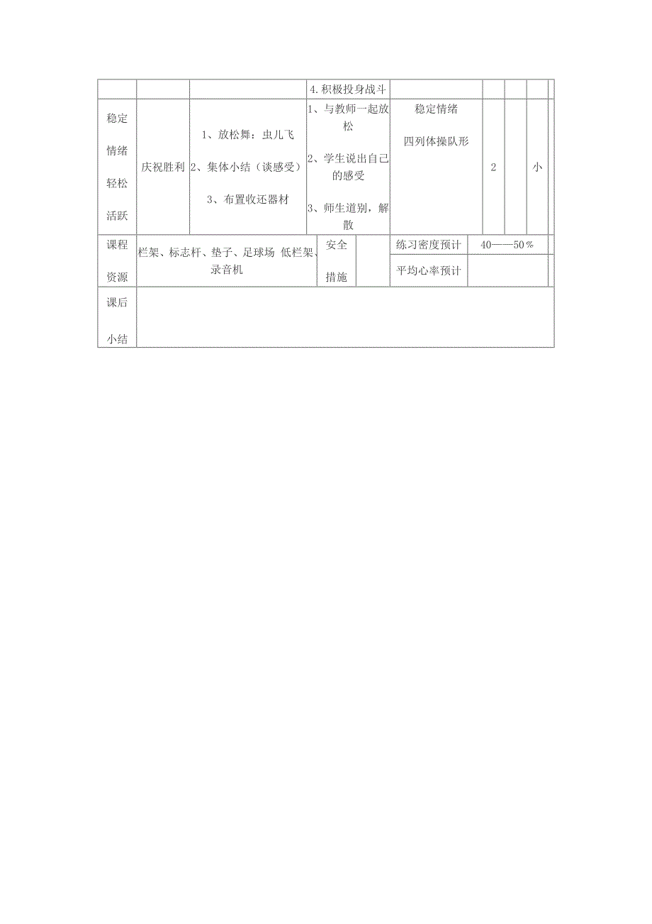 钟楼区调研水平二（四年级）障碍跑教学设计_第4页