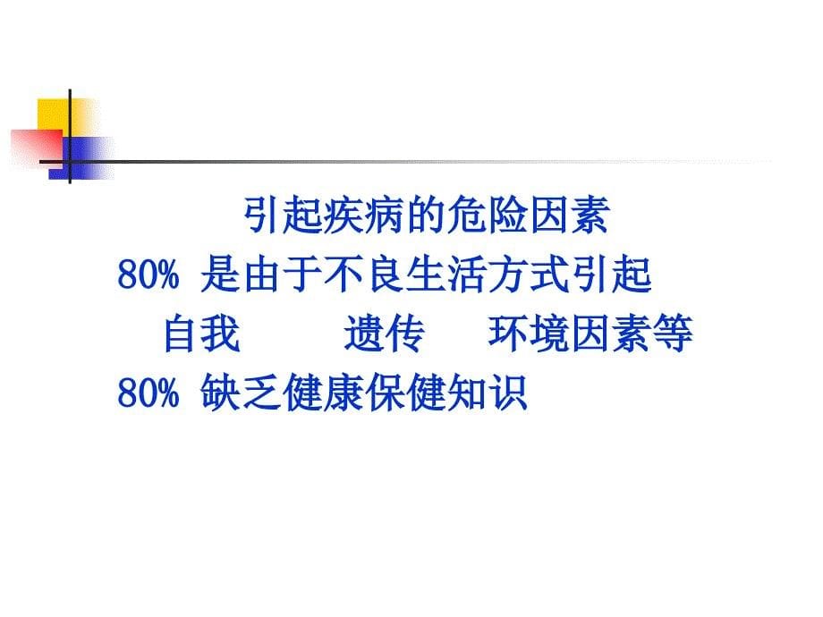 心血管危险因素与慢性疾病健康讲座 课件_第5页