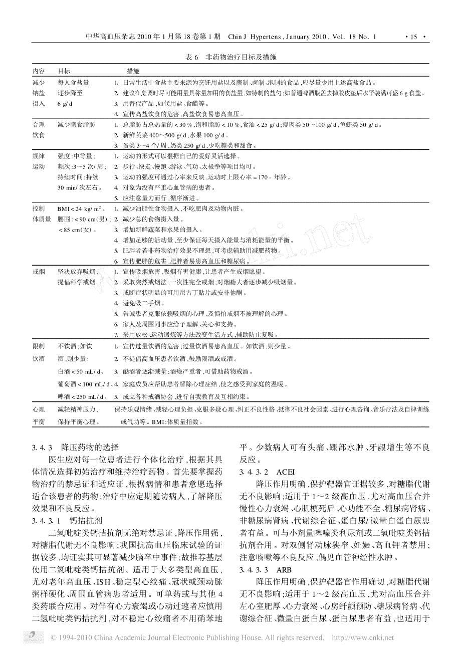 中国高血压防治指南2009基层版_第5页