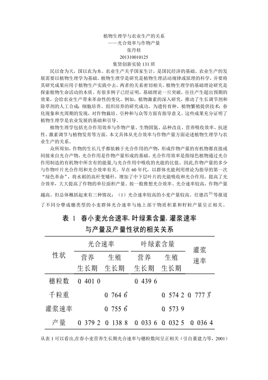 植物生理学与农业生产的关系_第1页