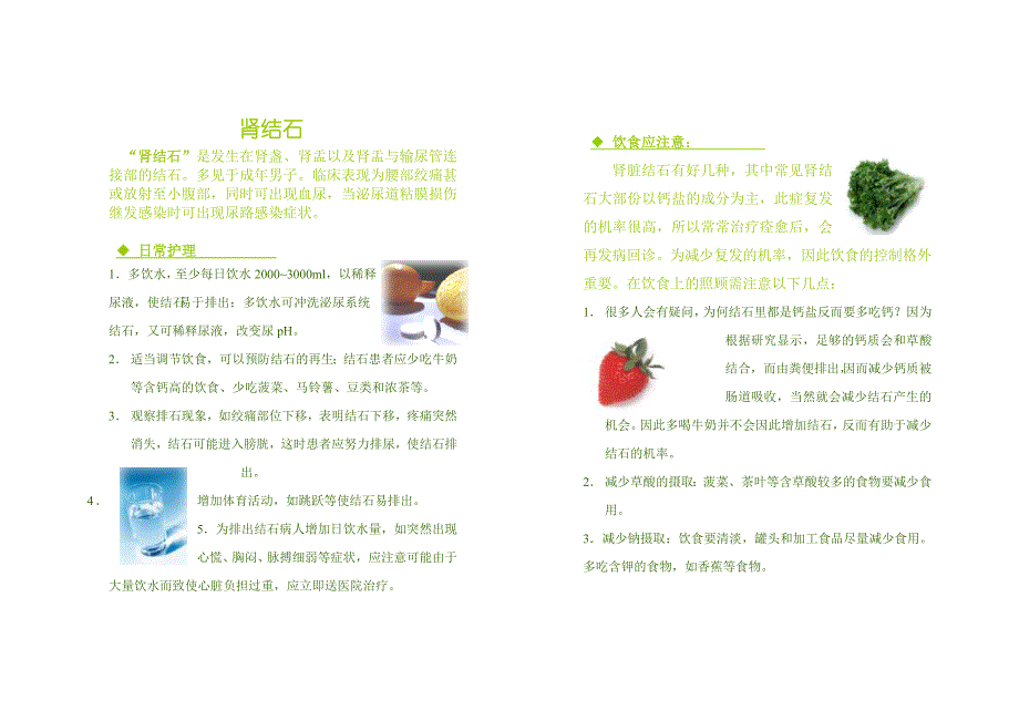 肾结石宣传手册_第1页