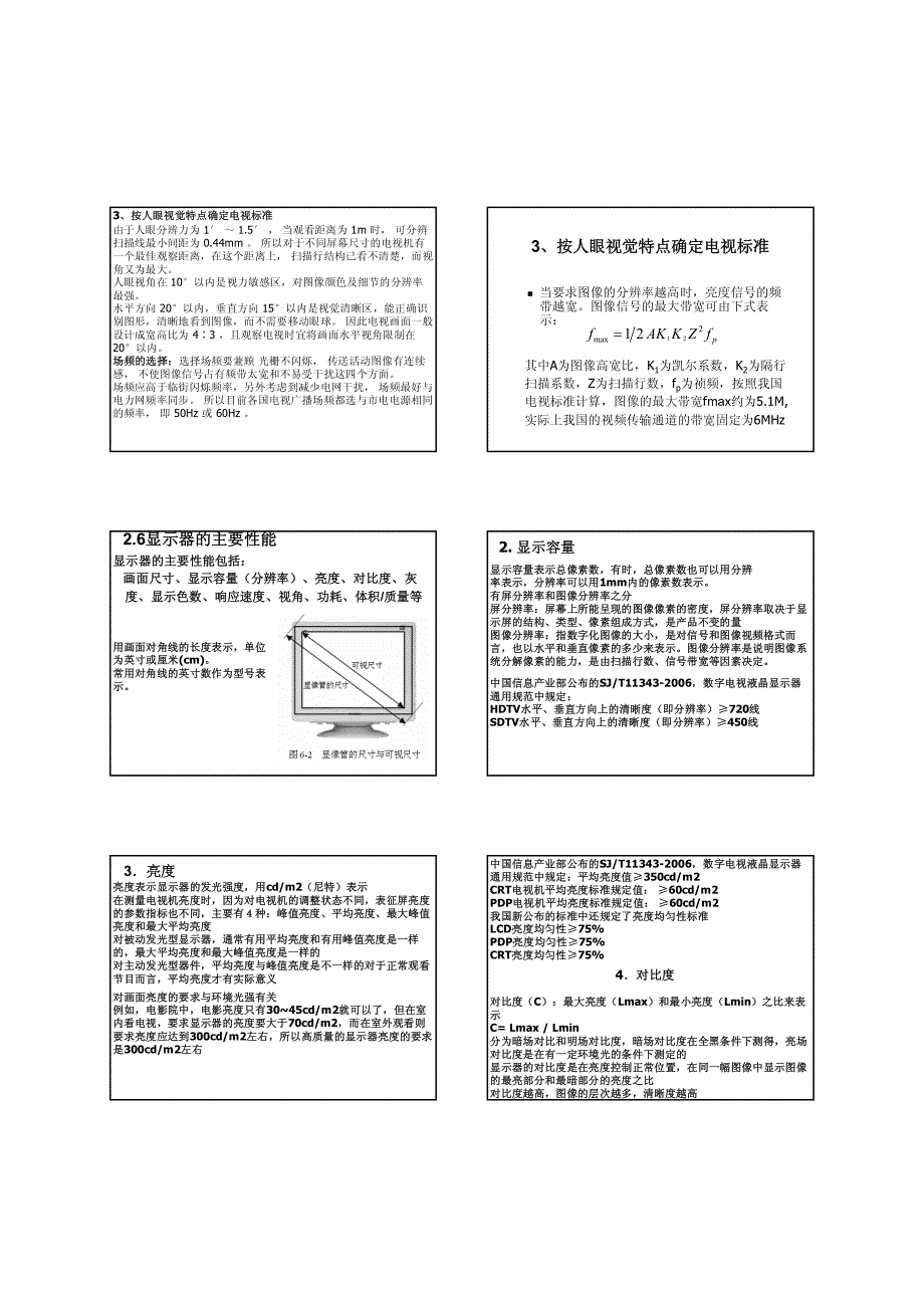 光电子显示技术 第二章_图像质量与显示器性能_第3页