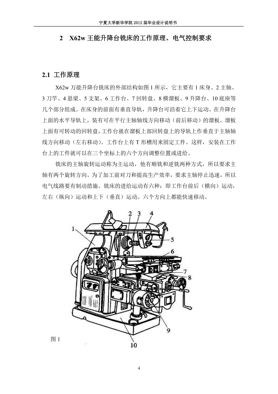 x62w铣床电气线路改造和英文翻译_第4页