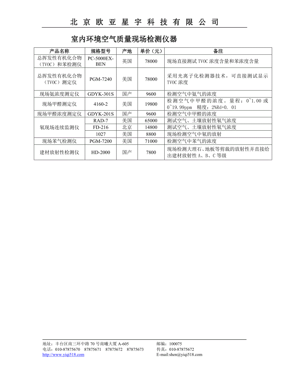 室内环境空气质量试验室分析实验仪器_第3页