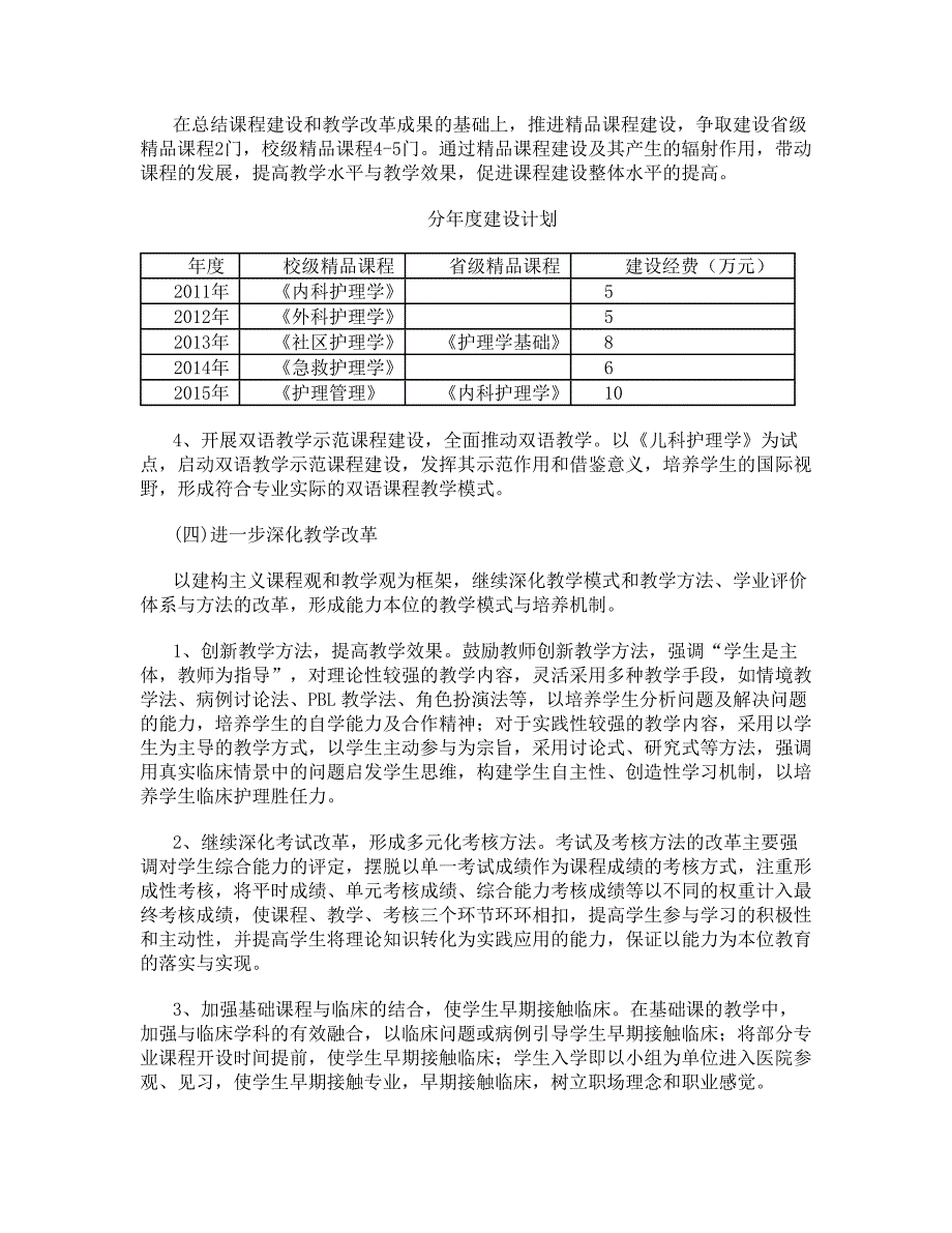 护理学专业建设发展规划_第3页