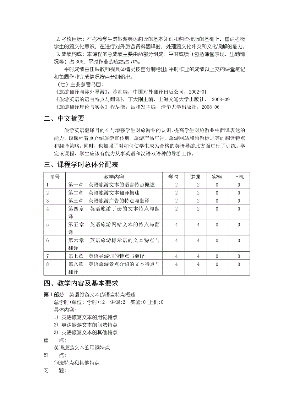 沈阳理工大学 旅游英语翻译_第2页