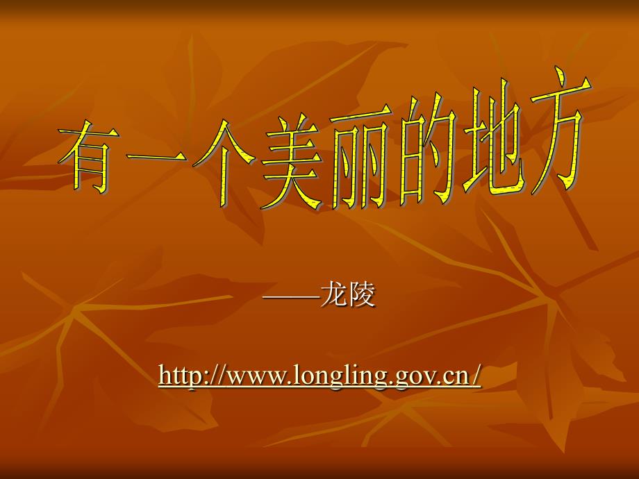云南省西部龙陵县旅游指南_第1页