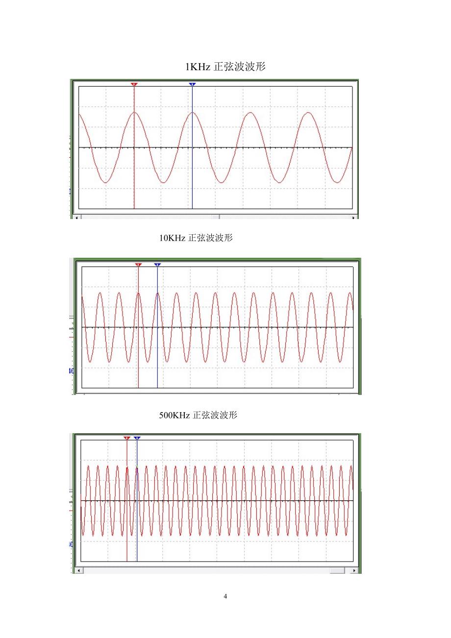 模拟电子技术基础课程设计报告---信号发生器设计_第4页