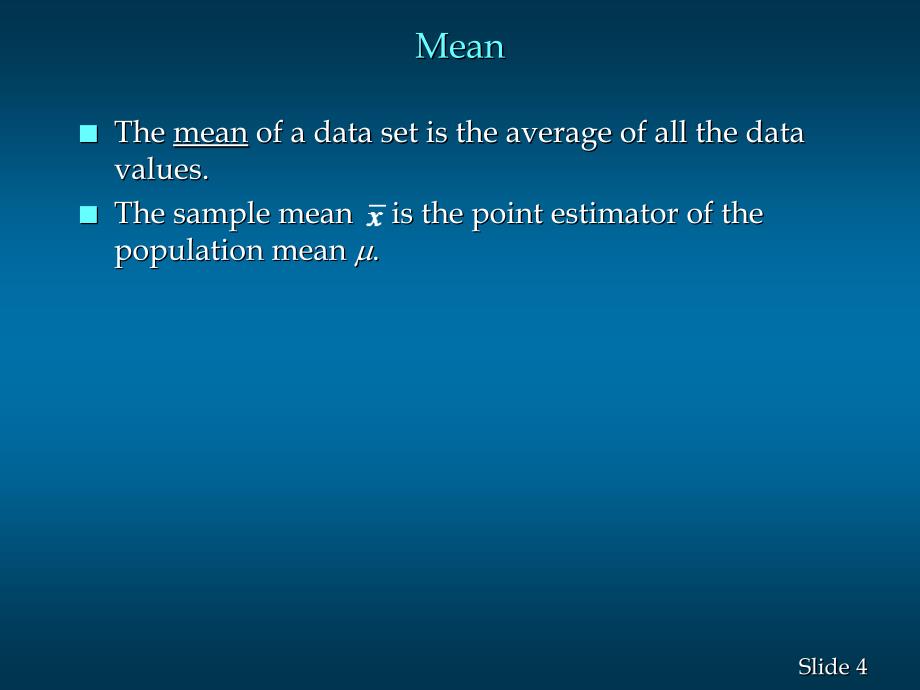 Chapter 3  Descriptive Statistics  Numerical Measures Part A商务统计 教学课件_第4页