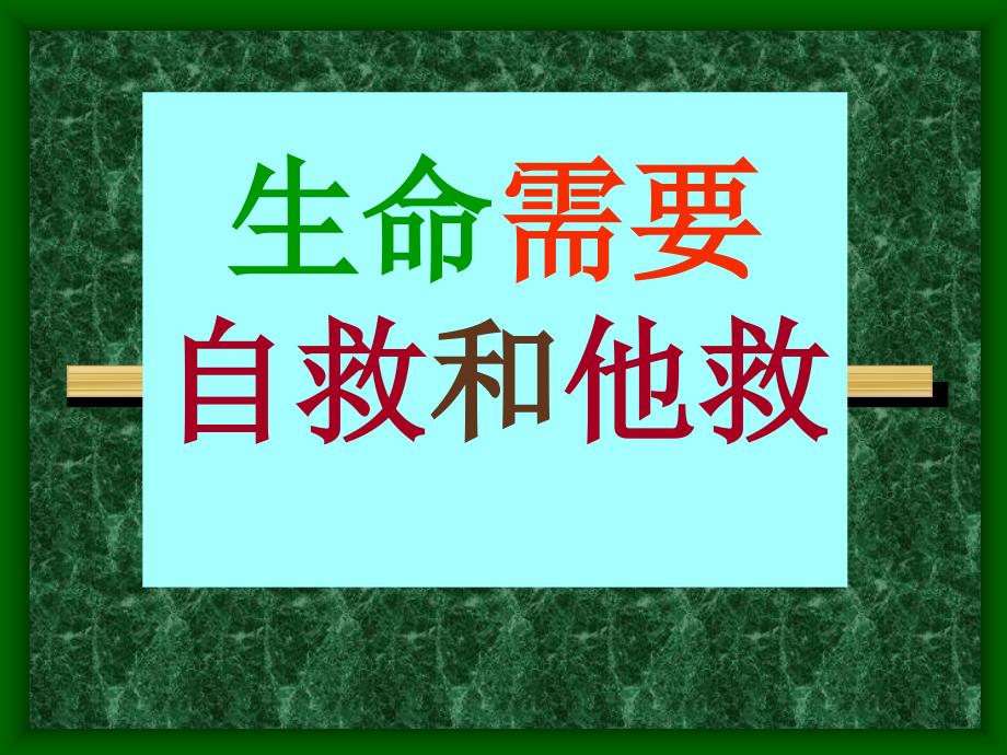 珍惜生命从你我做起_第2页