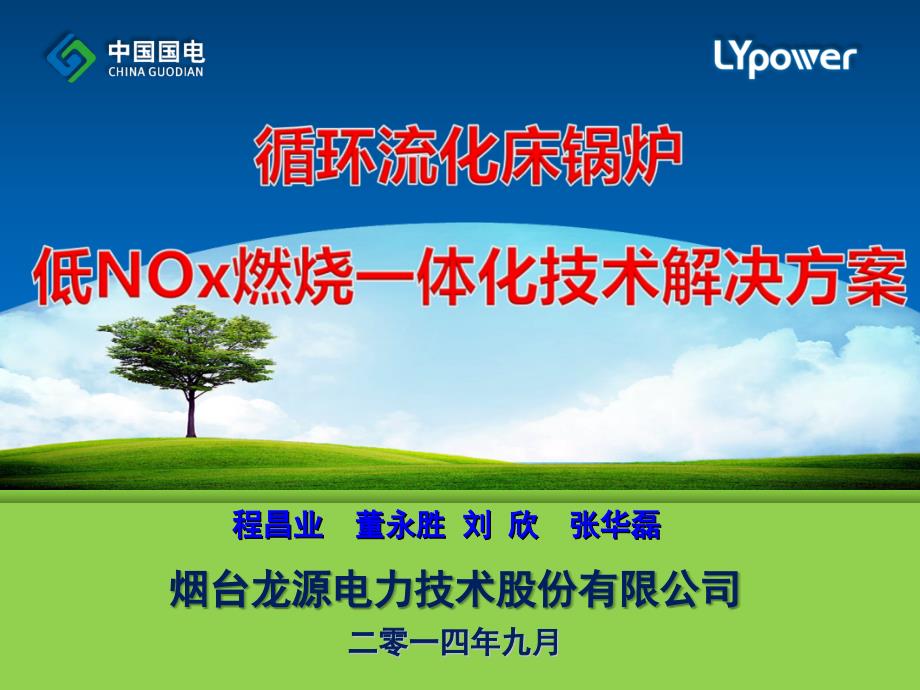 程昌业烟台龙源CFB低NOx燃烧一体化技术解决方案最终定稿PM最终无密码_第1页