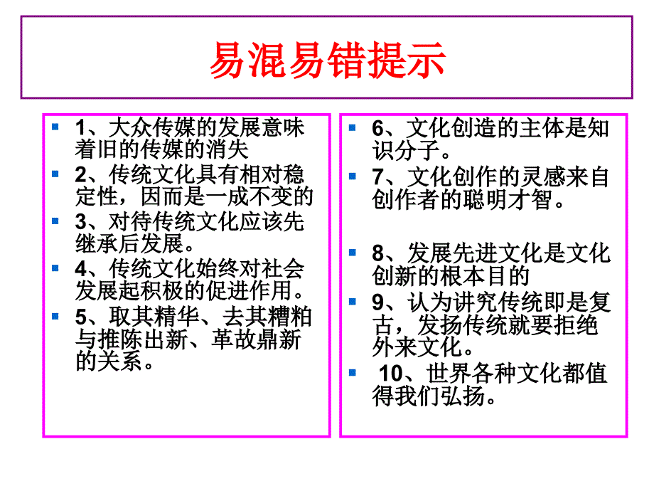 高二政治文化生活复习课件411111_第4页