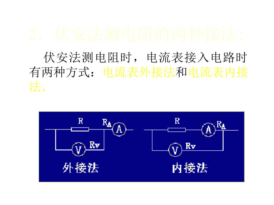 高二物理下学期电阻的测量-新人教版_第3页