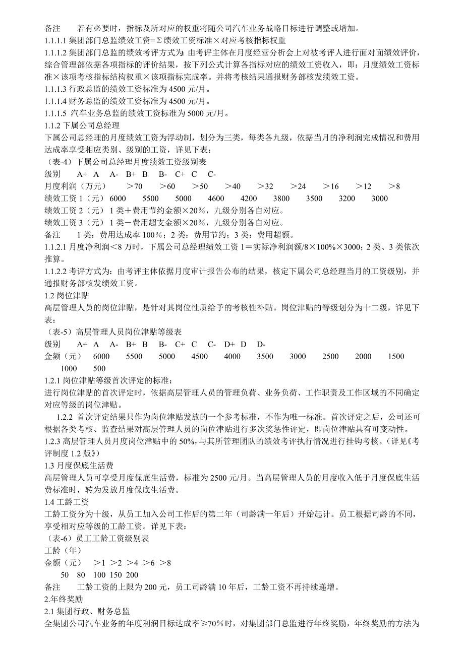 高层管理人员薪资考核发放办法_第4页