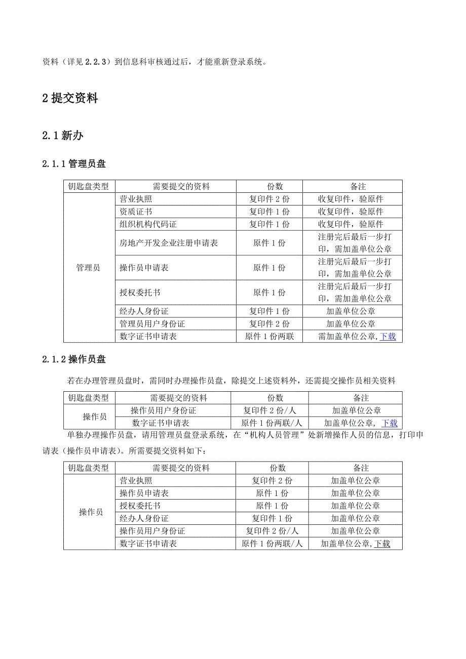 重庆市商品房网签系统用户入网办理说明_适用于远郊区县_第5页