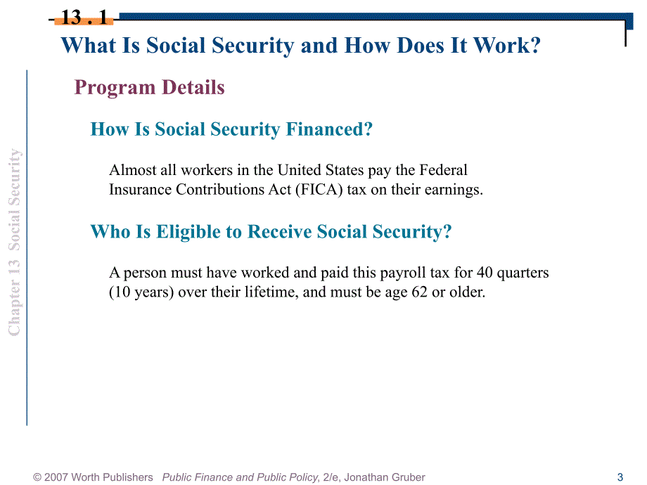 CHAP13_Social Security 公共金融与公共政策课件_第3页
