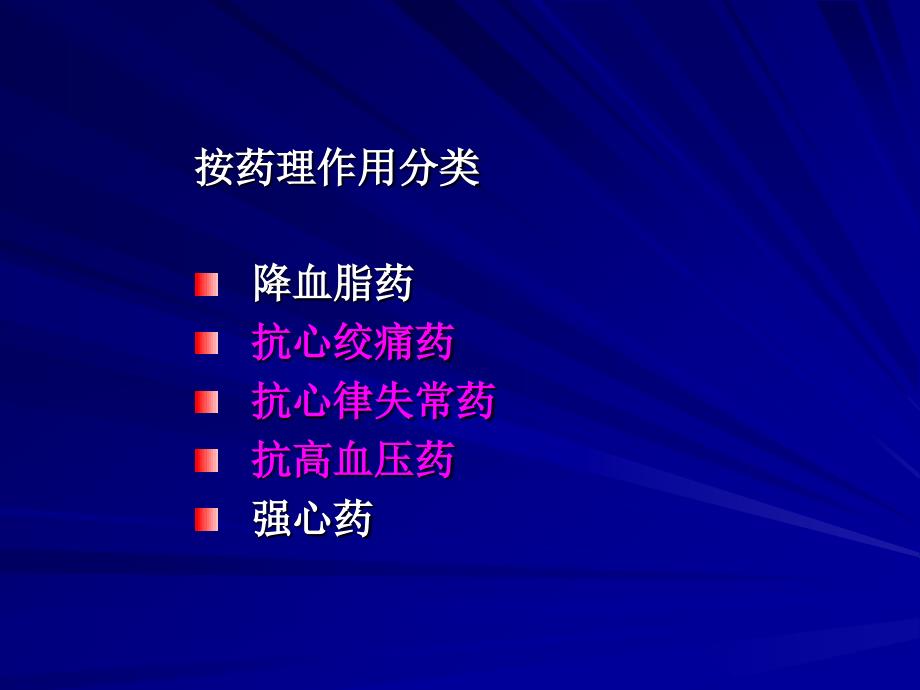 11心血管系统药物 药物化学 教学课件_第4页