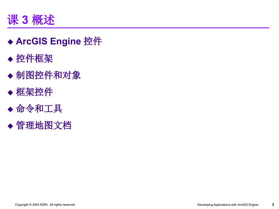 ArcGIS Engine标准培训教程第三课 制图控件应用开发_第2页