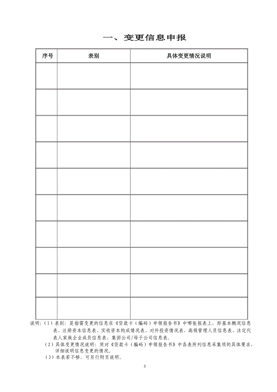 贷款卡年审及要素变更报告书_第3页