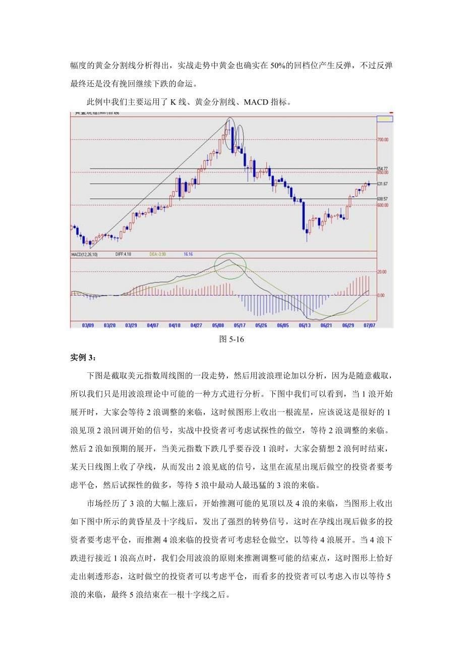 速度指标roc威廉指数wr黄金分割线和应用_第5页