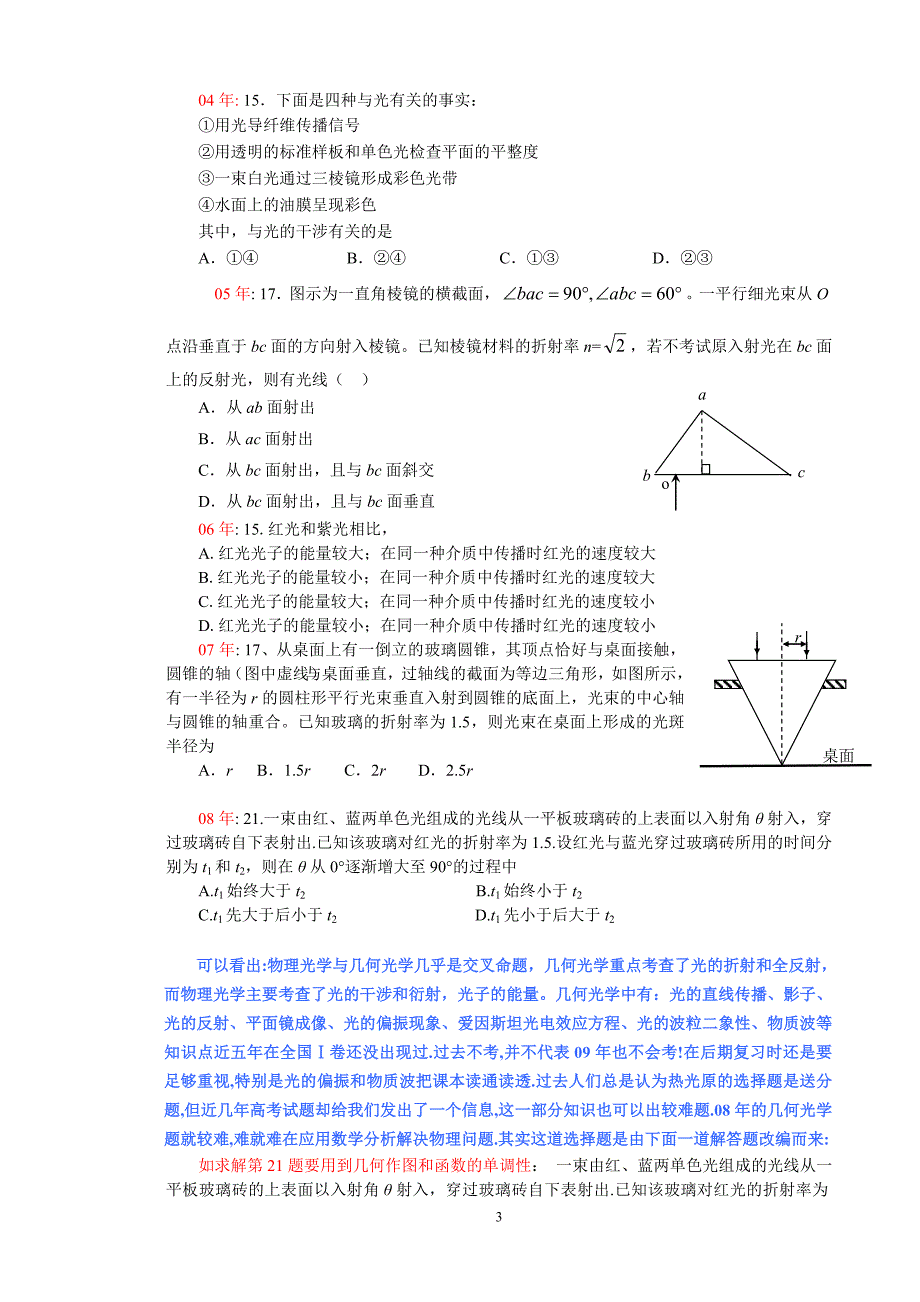 高考题型示例物理高考物理综合题的应考方略_第3页