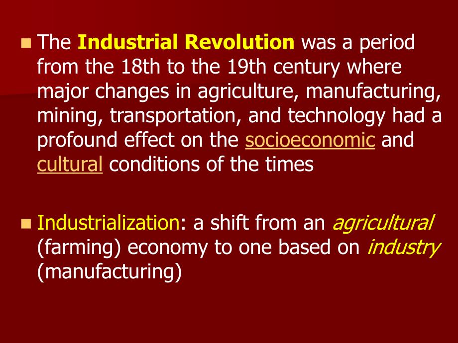 The Industrial Revolution - Arlington Public SchoolsOverview工业革命-阿灵顿公共学校概况_第3页