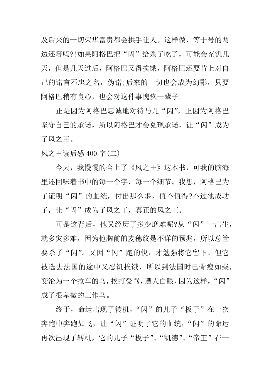 风之王读后感400字_第2页