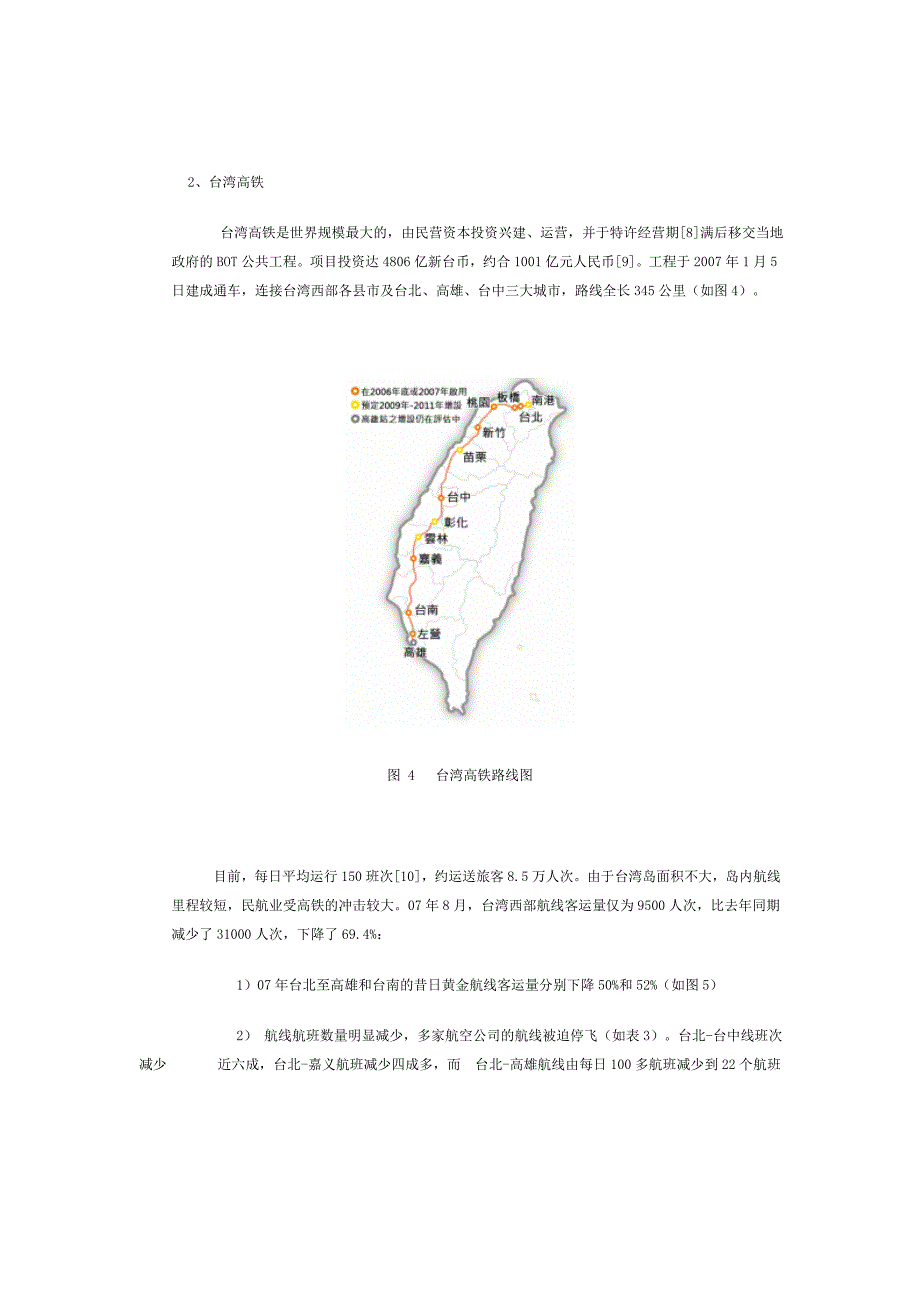 高铁对我国民航业的影响及应对策略分析_第4页
