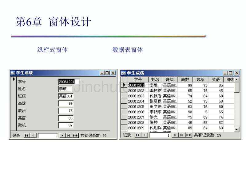 access  窗体设计 ppt_第4页