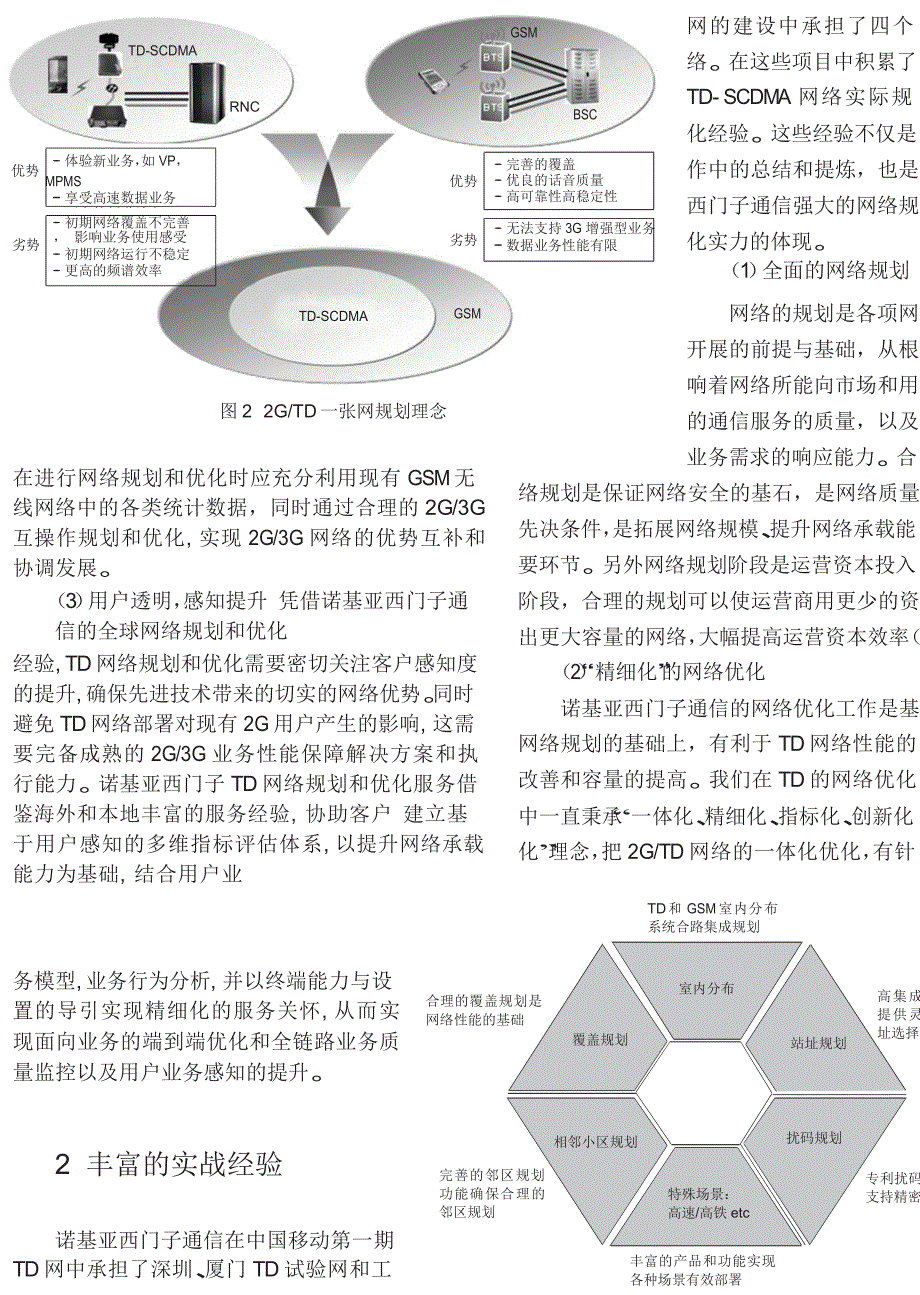 诺基亚西门子通信公司TD_SCDMA无线网络规划优化服务_第2页