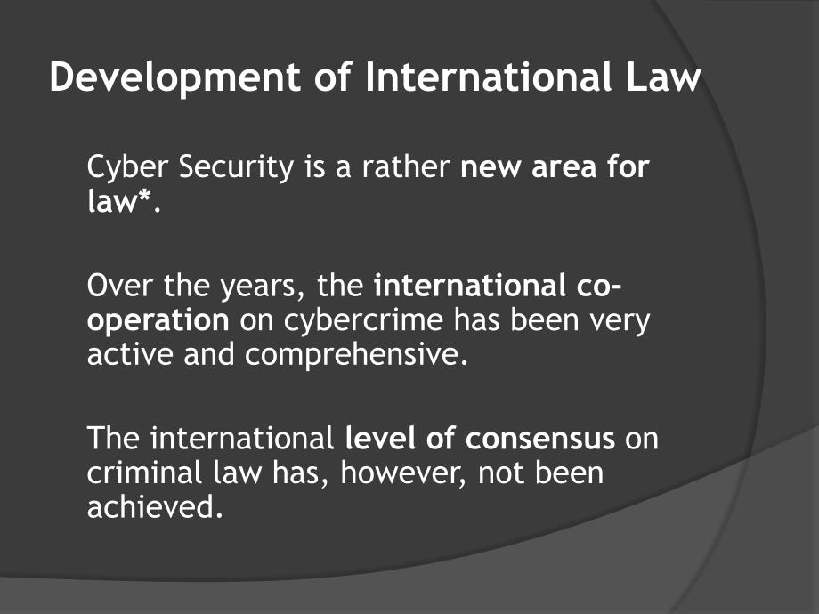 Cyber Security International regulations网络安全的国际法规_第4页