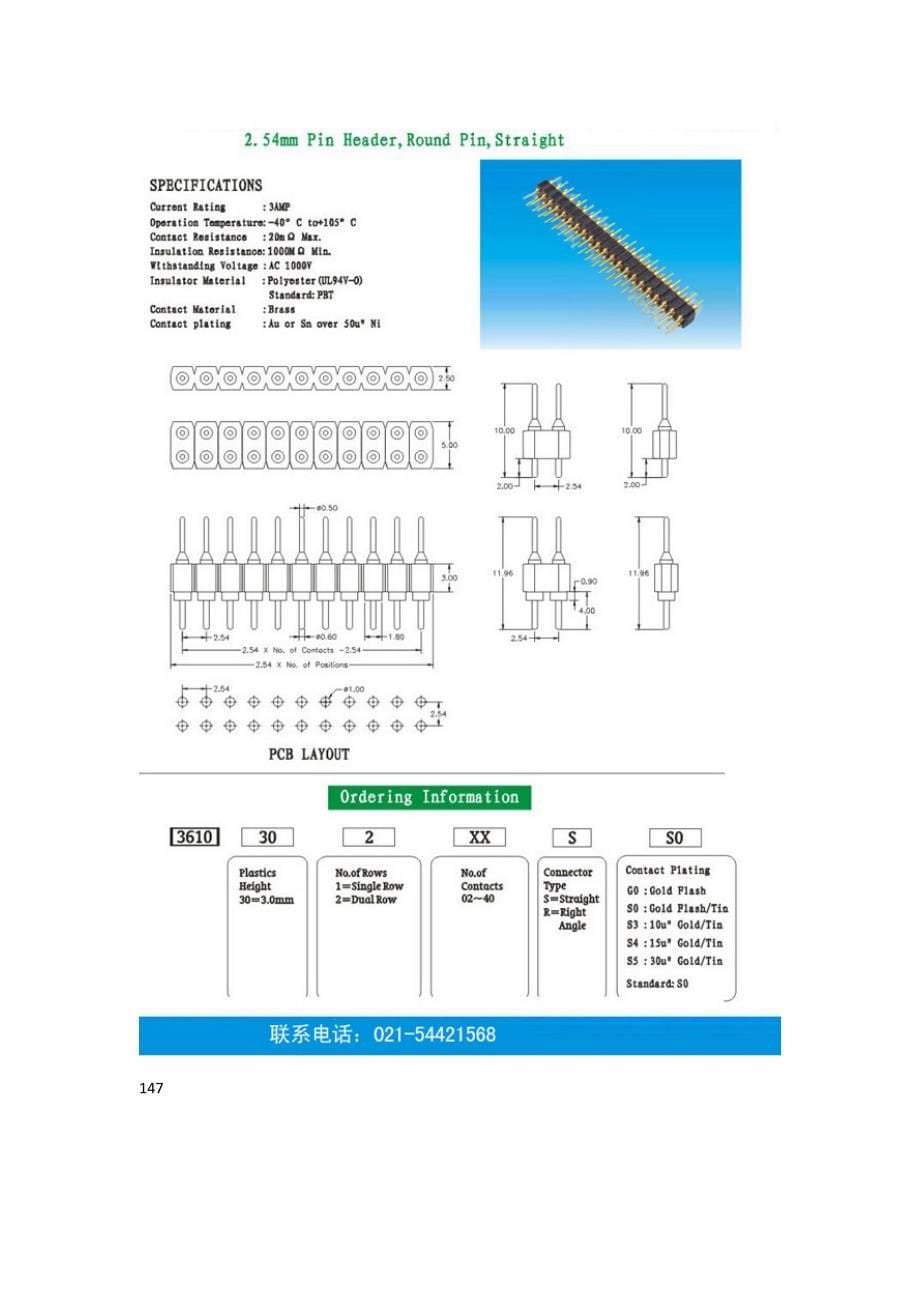 简牛牛角系列卡座系列 USB系列 IDC系列 PLCC及欧式插座系列FPC系列 Jumper圆孔排针排母上海爱默电子科技有限公司_第5页