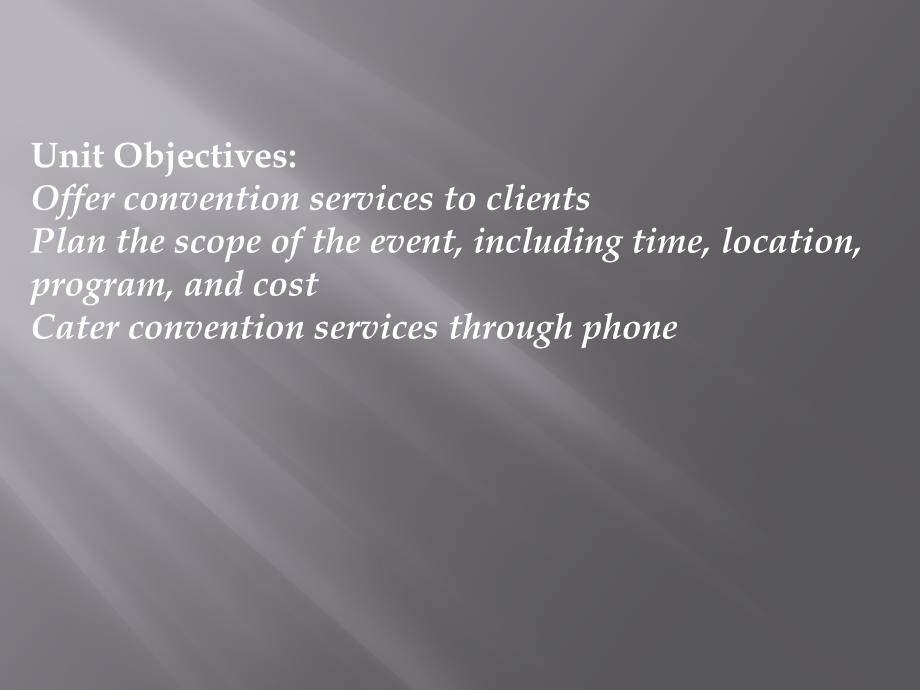 英语听说训练（高职旅游类旅游管理专业）unit15Convention Services_第2页