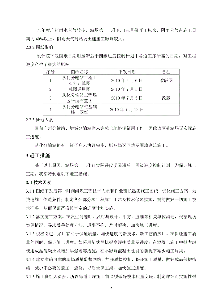 广东省天然气管网一期管道工程项目赶工措施工期滞后_第4页