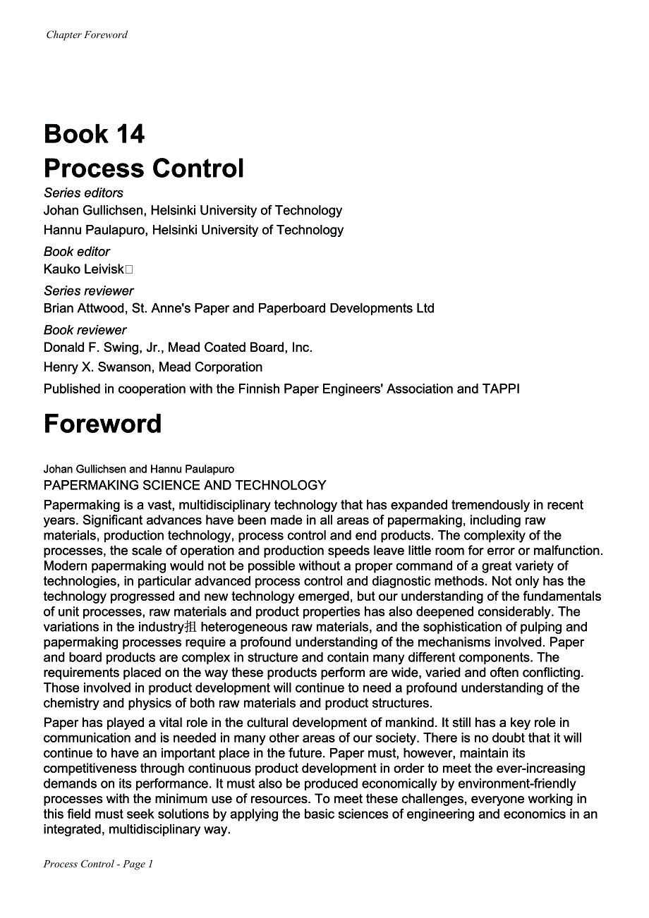 process control（上）_第1页