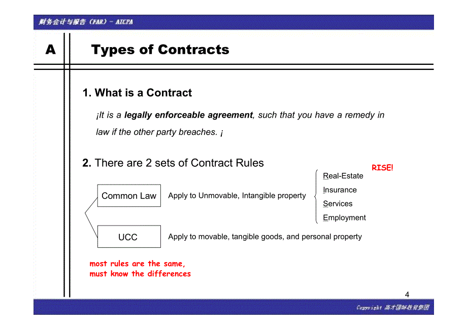 aicpa财务会计与报告contracts_第4页