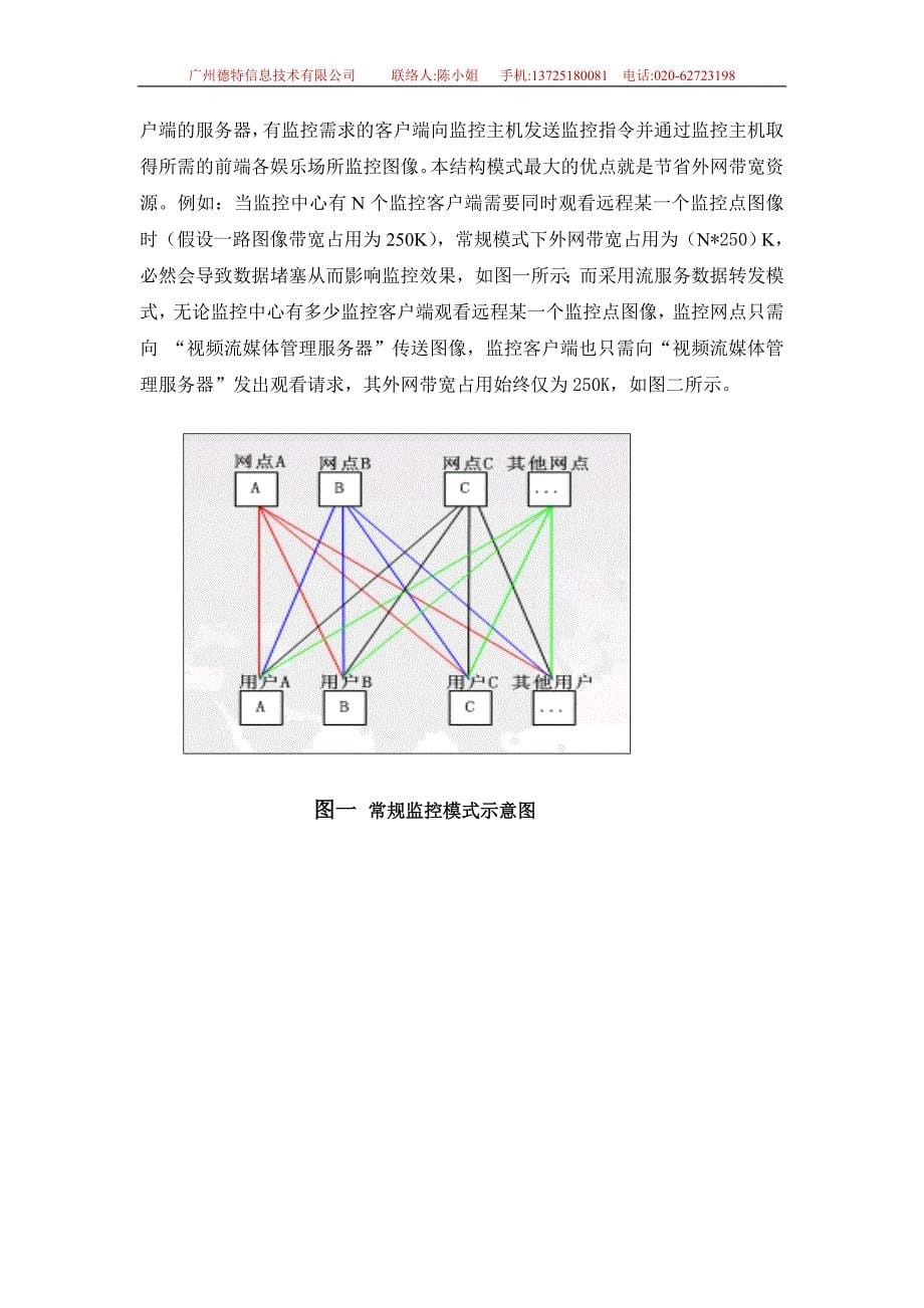 广州天河区娱乐场所图像远程集中监控管理系统解决_第5页