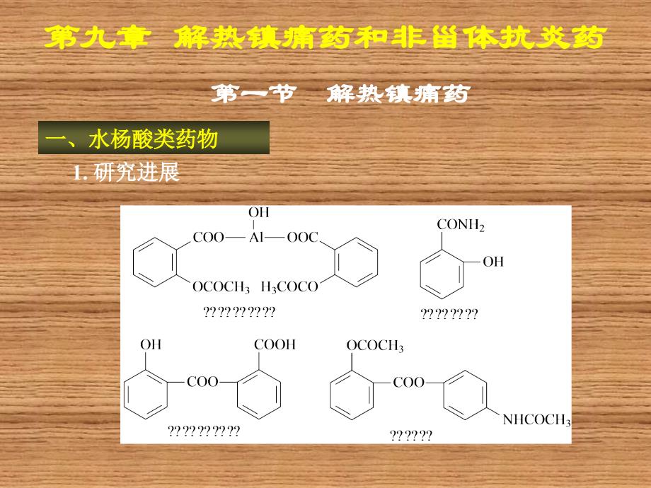 药物化学第九章 解热镇痛药和非甾体抗炎药_第4页