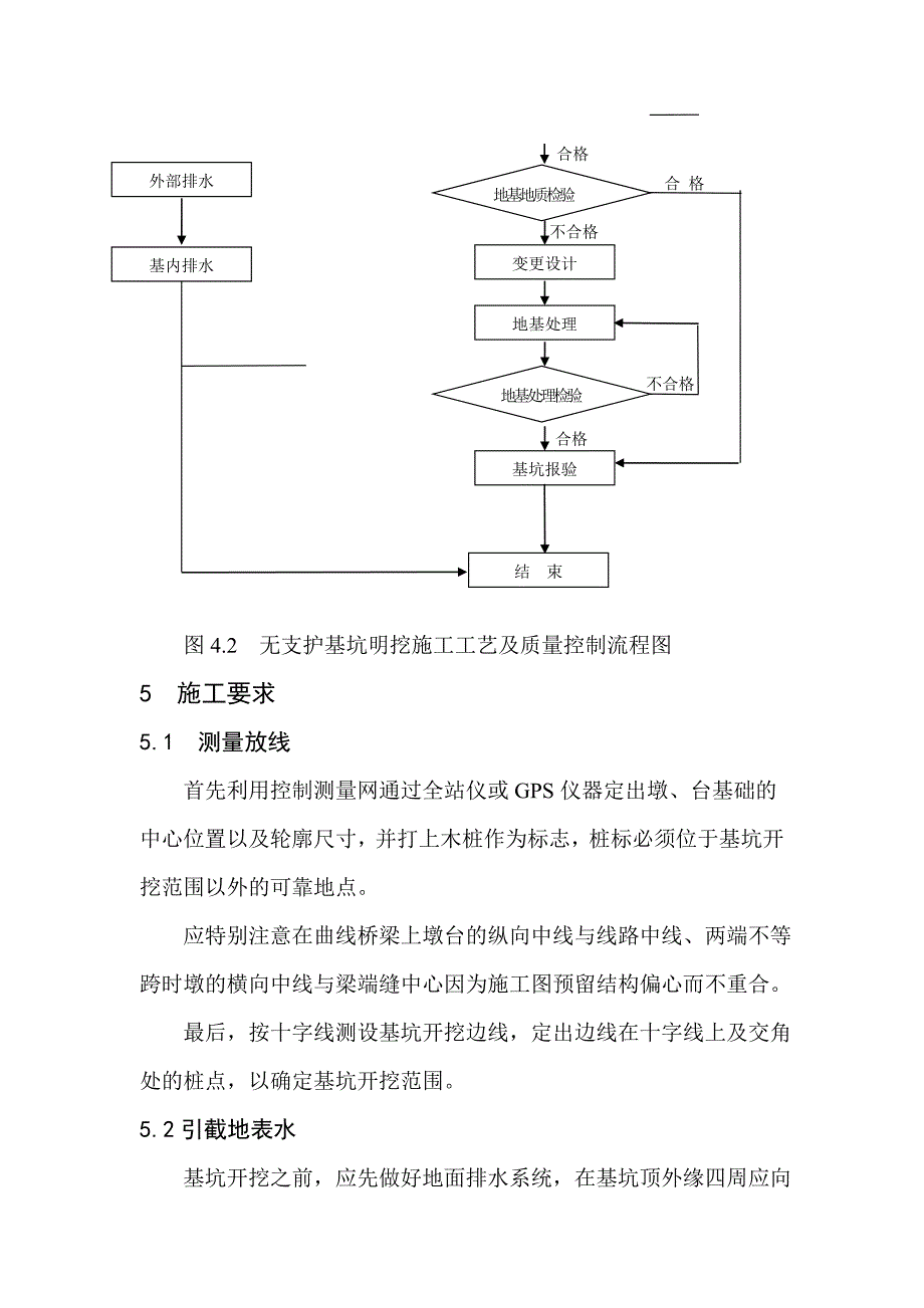 铁路桥梁基础工程无支护基坑开挖作业指导书_第4页