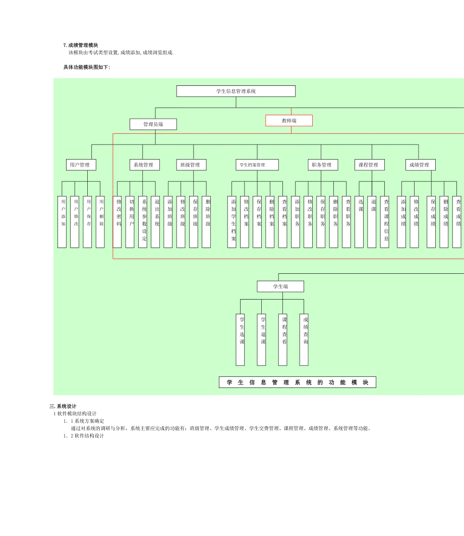 学生信息管理系统设计报告._第3页