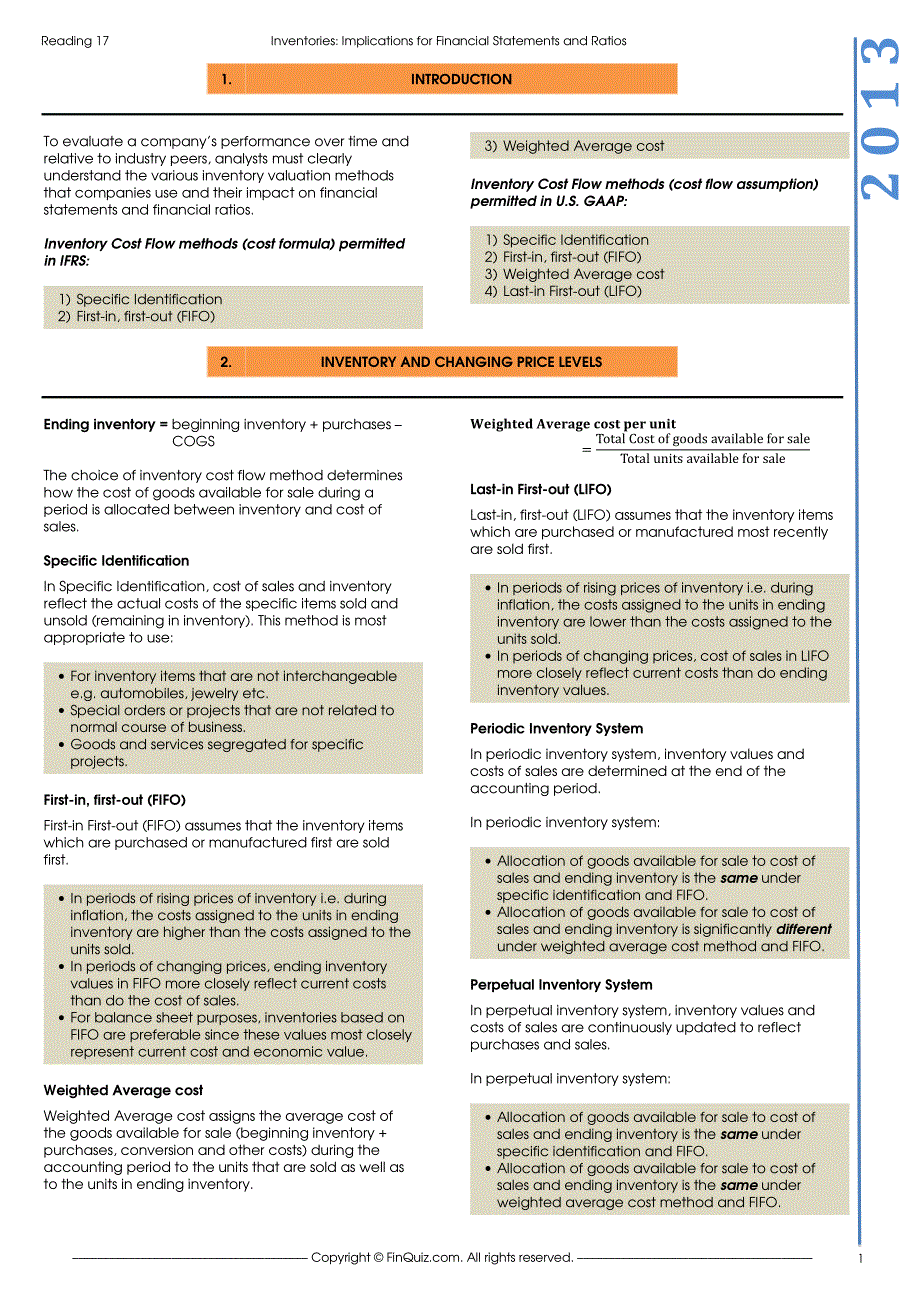 cfa l2 finquiz reading (17-24)-fsa-l2-2013_第1页