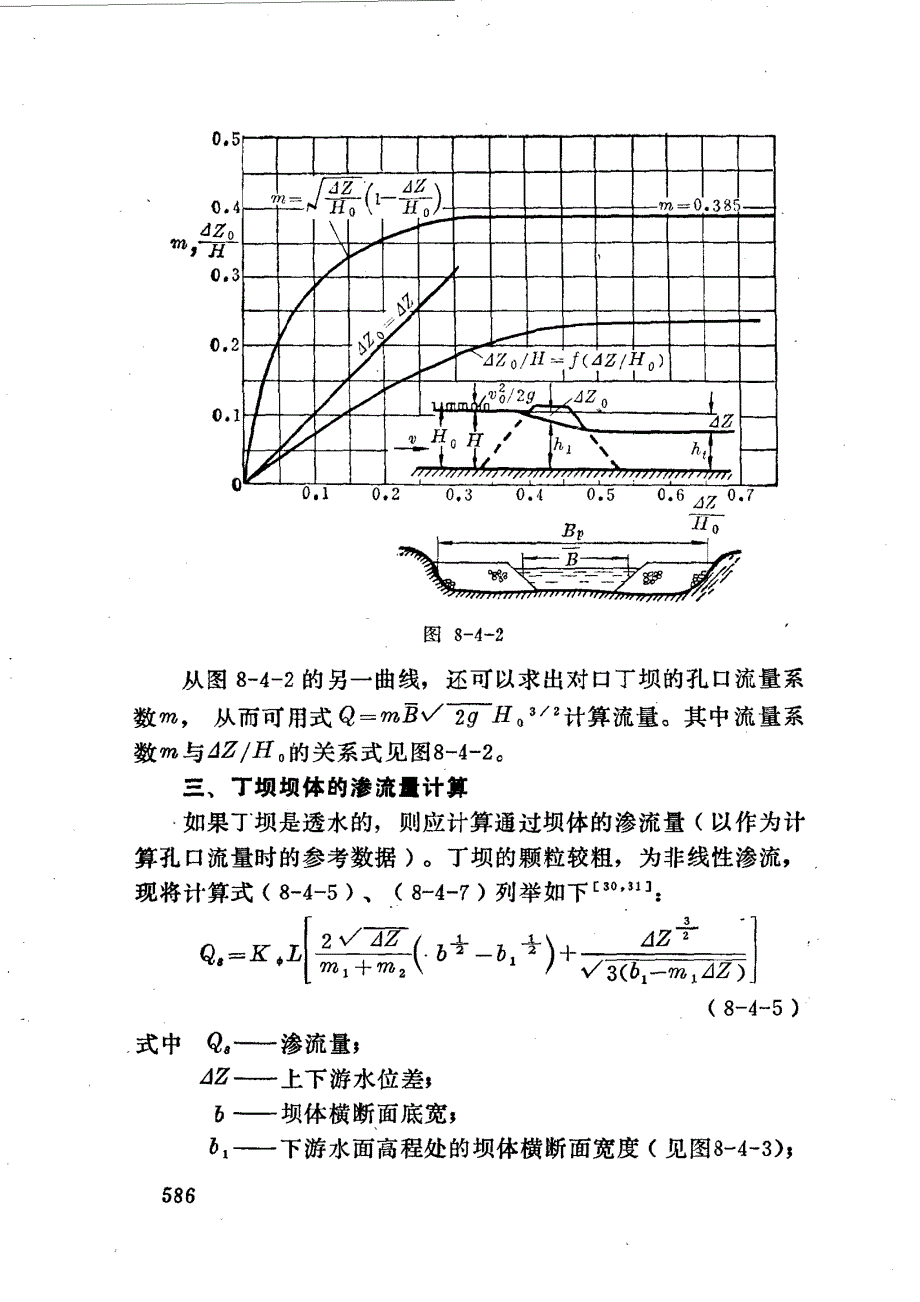 河工建筑物的壅水和渗流量计算_第3页