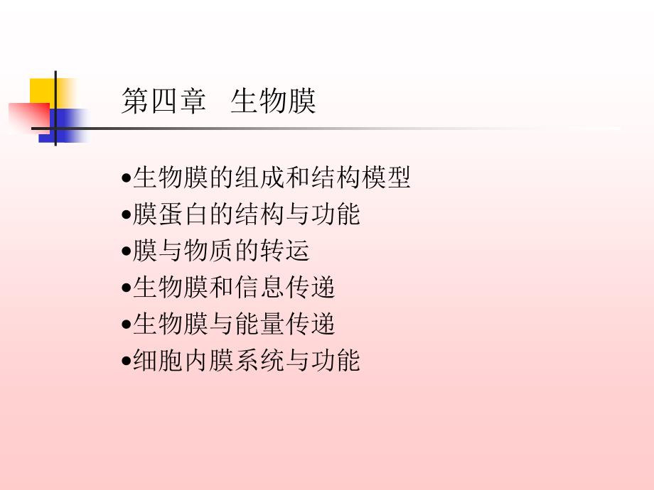 生物膜2 生物化学　教学课件_第1页