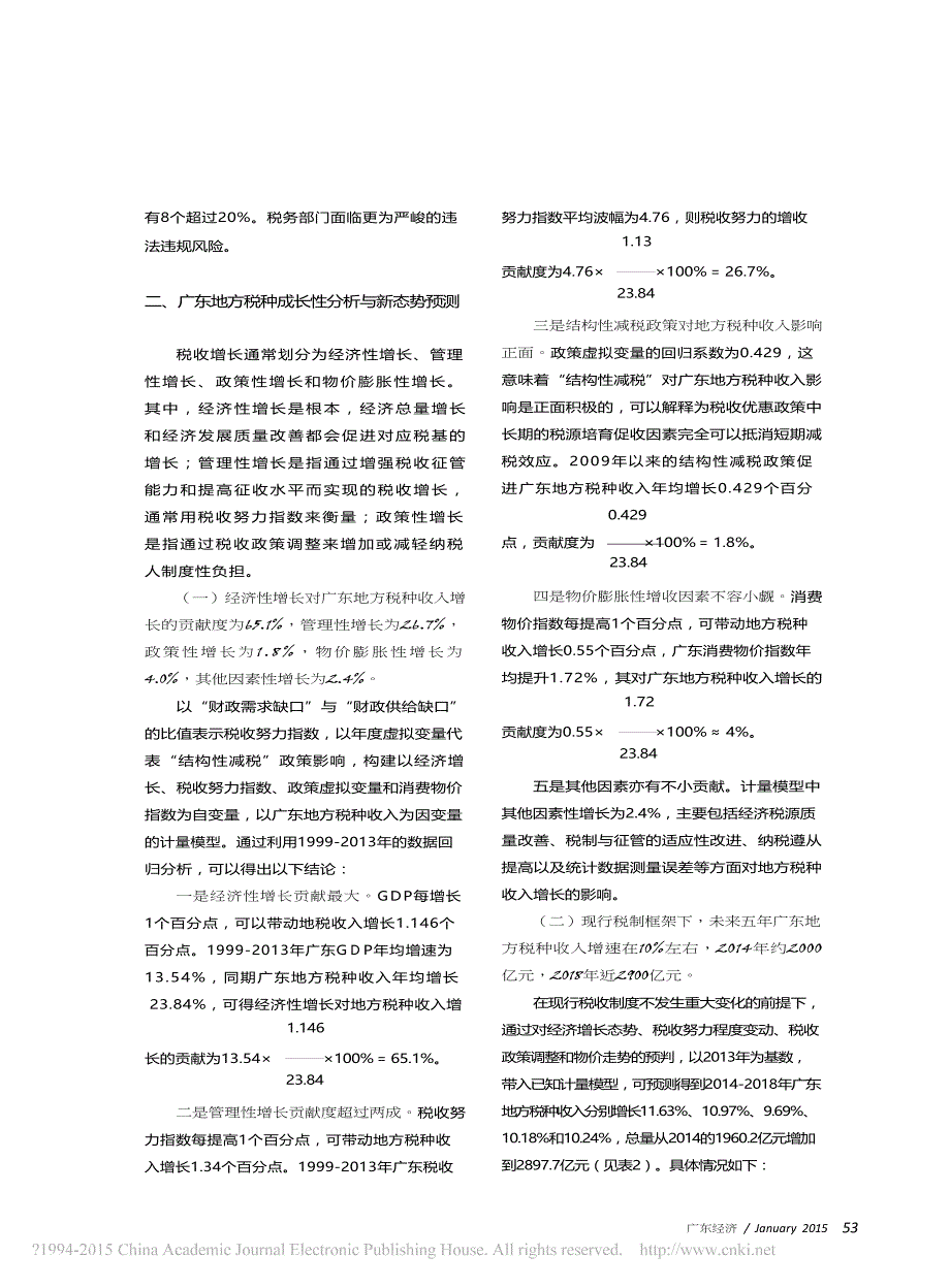 广东地方税种成长性或将呈现新常态_第4页