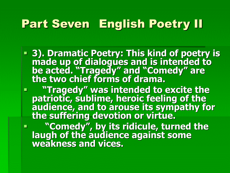 英美文学课件Part Seven English Poetry II_第3页