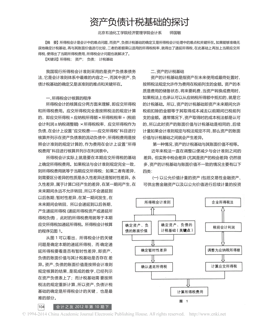 资产负债计税基础的探讨_第1页