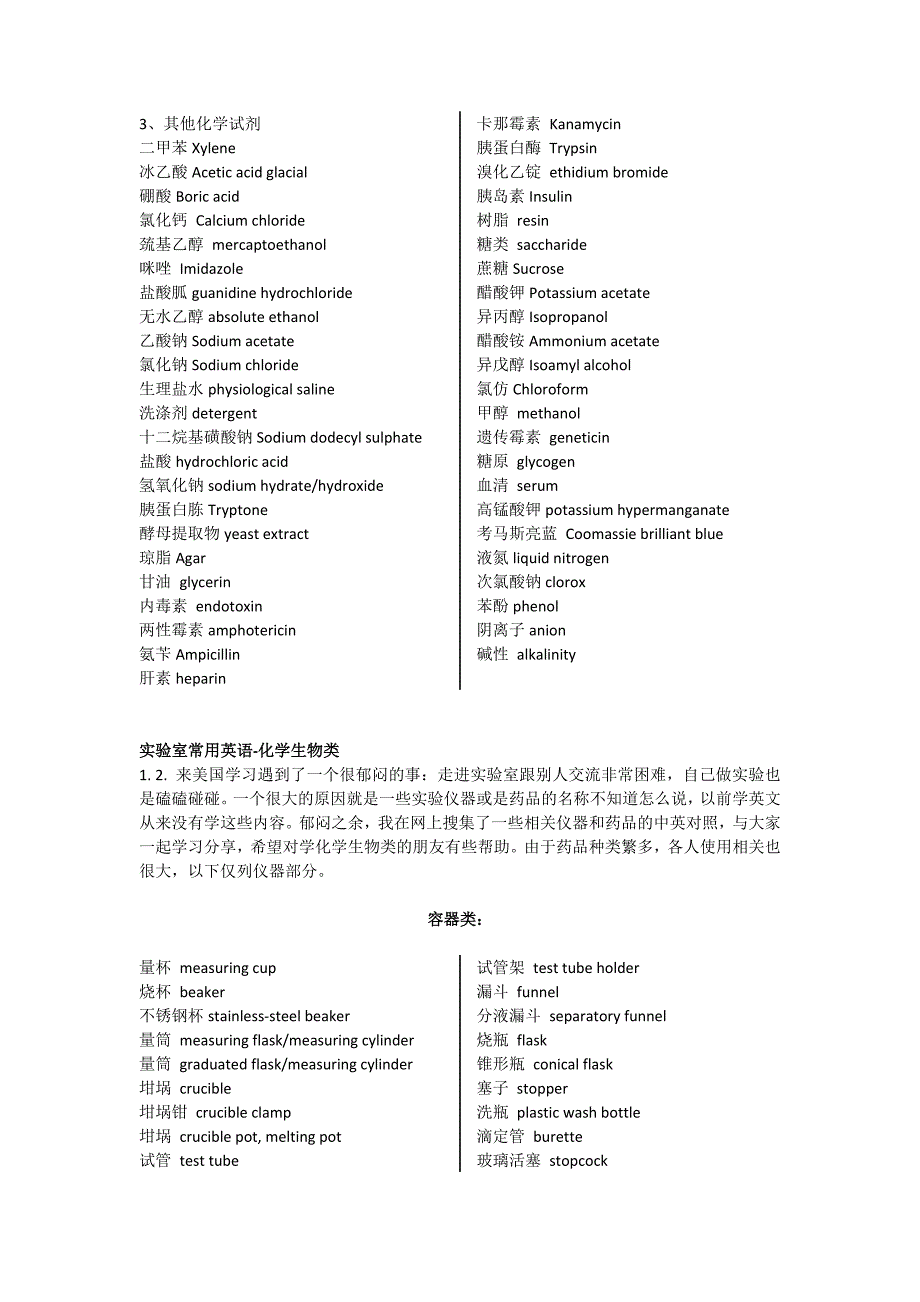 实验室常用英文术语_第4页