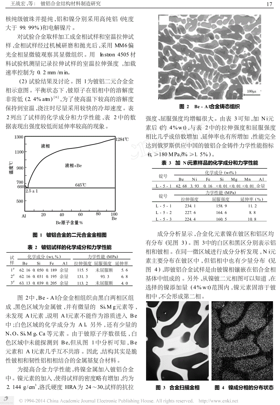 铍铝合金结构材料制造研究_第2页